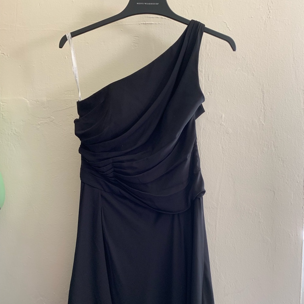 David’s bridal Black Bridesmaid dress